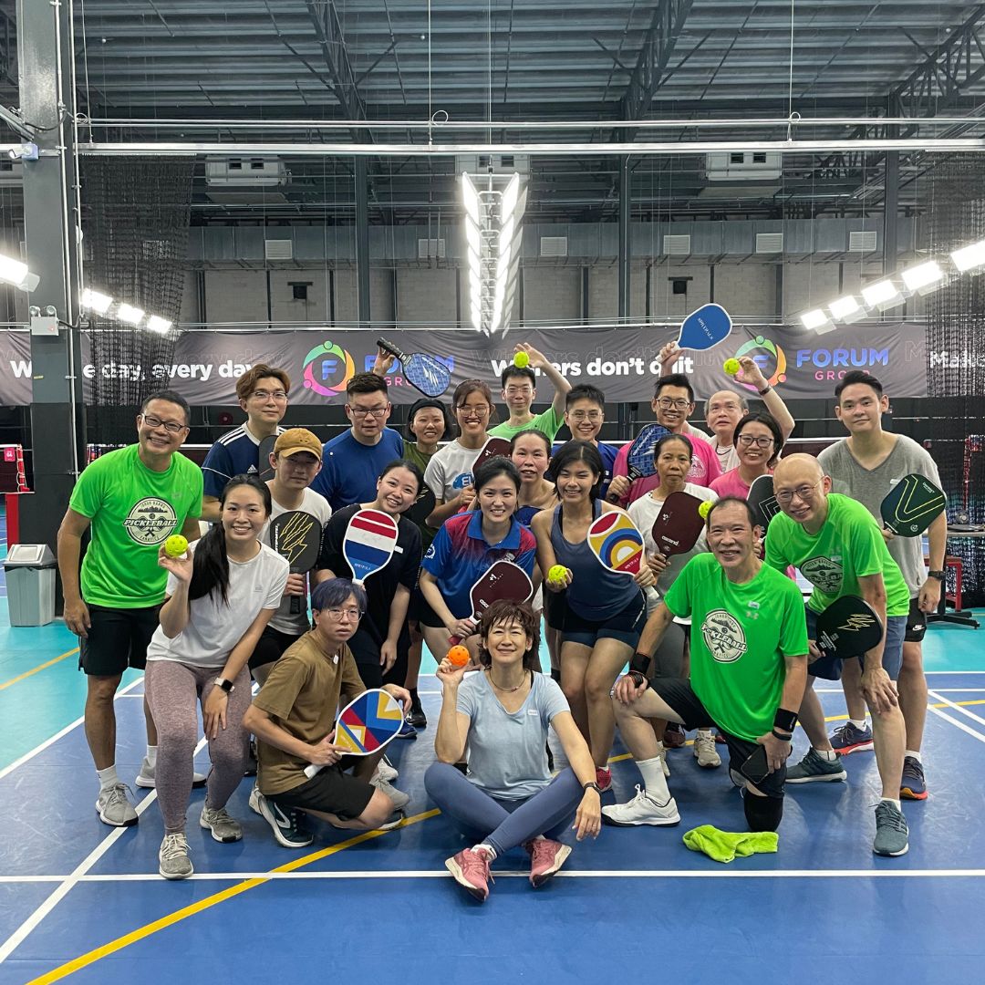 Pickleball class group photo